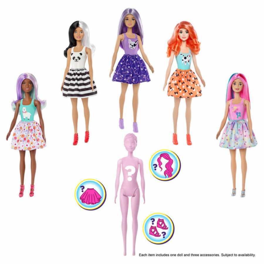 Barbie Color Reveal Renk Değiştiren Sürpriz Bebek