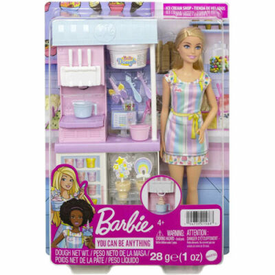 Barbie Dondurma Dükkanı Oyun Seti HCN46 - 4
