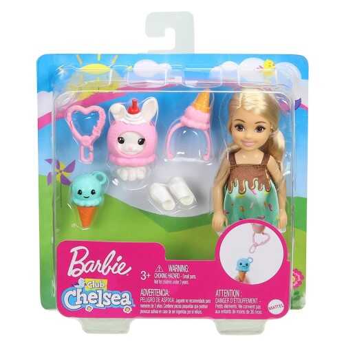 Barbie Kostümlü Chelsea ve Hayvancığı Oyun Setleri GHV72