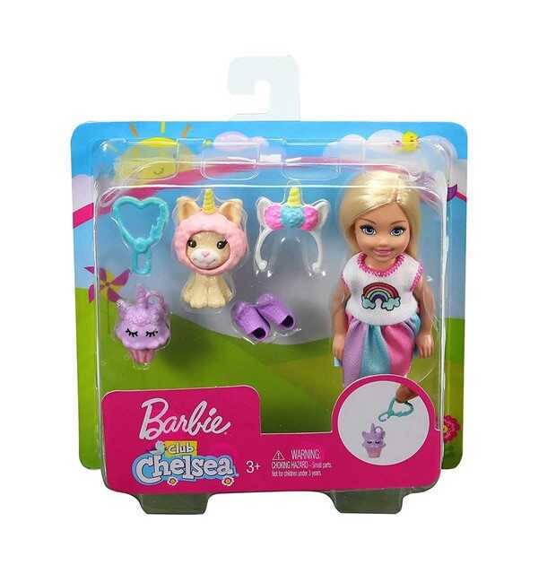 Barbie Kostümlü Chelsea ve Hayvancığı Oyun Setleri GRP70