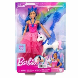 Barbie Mavi Saçlı Prenses Bebek Hrr16 - Barbie