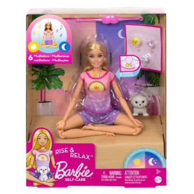 Barbie Meditasyon Yapıyor Oyun Seti Hhx64 - 1