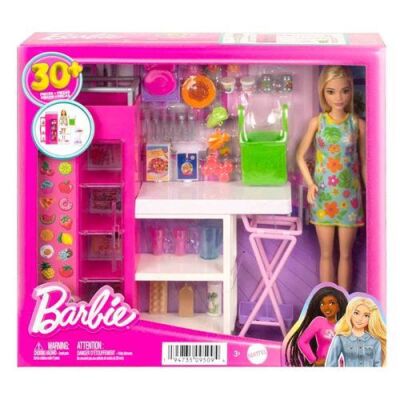 Barbie Mini Büfe Oyun Seti Hjv38 - 1