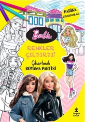 Barbie - Renkler Çıldırdı! Çıkartmalı Boyama Partisi - Doğan Çocuk
