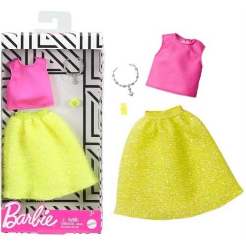 Barbie Son Moda Kiyafetleri Sarı Etek