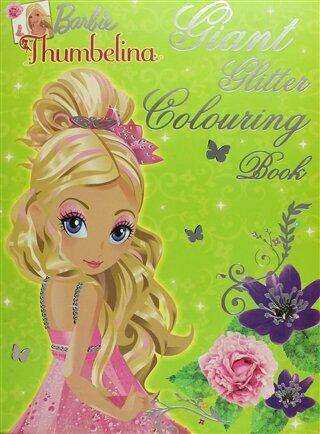 Barbie Thumbelina: Giant Glitter Colouring Book