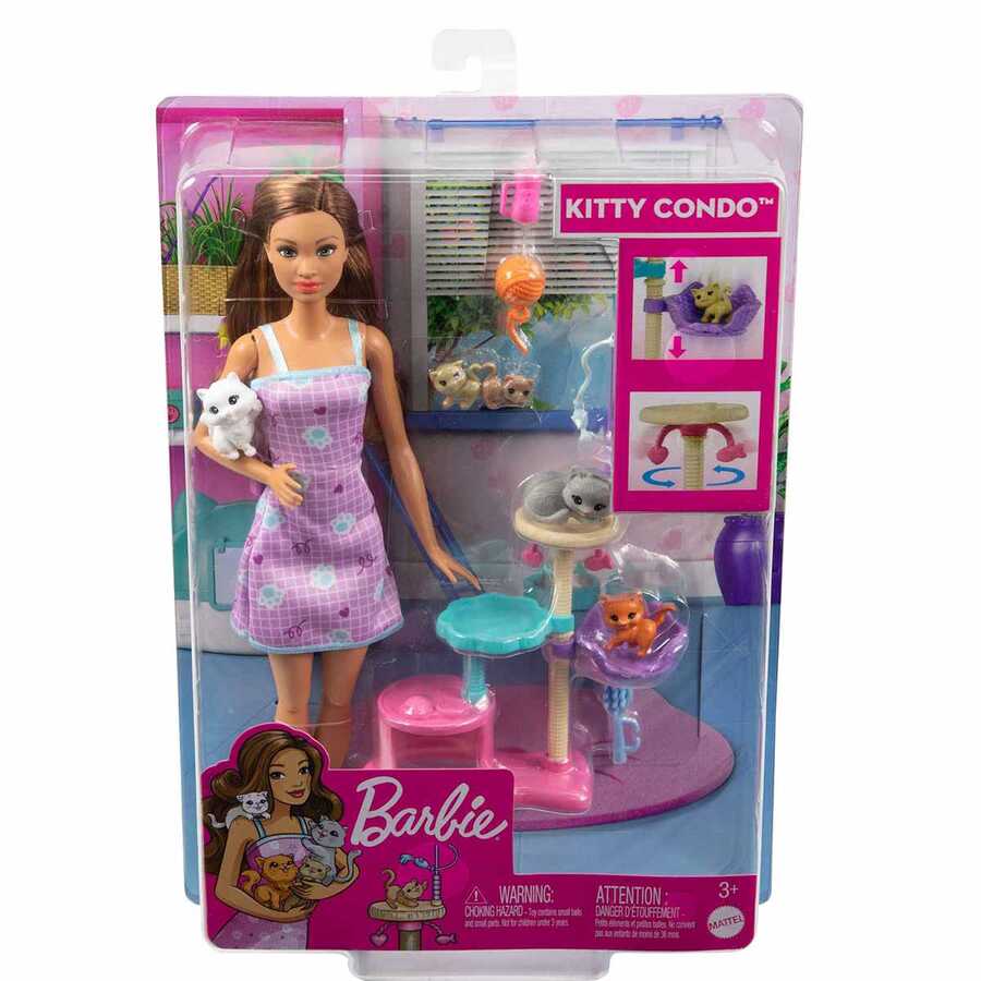 Barbie Yavru Kedileri Oyun Seti HHB70 - 2