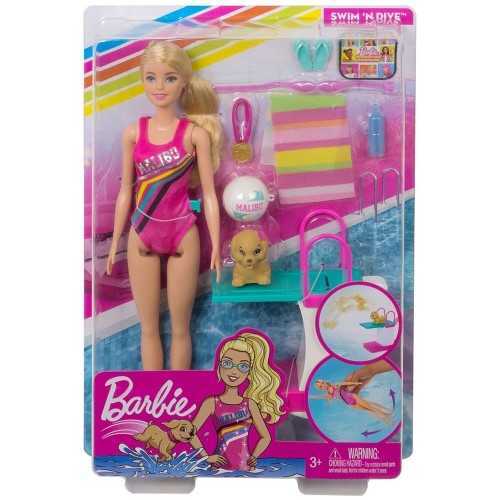 Barbie Yüzücü Oyun Seti