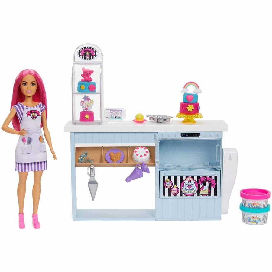 Barbie`nin Pasta Dükkanı Oyun Seti HGB73