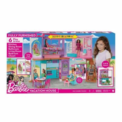 Barbie Tatil Evi Oyun Seti HCD50 - 1