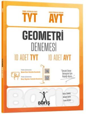 Barış Yayınları TYT-AYT Geometri Denemesi 10 Adet TYT 10 Adet AYT - 1