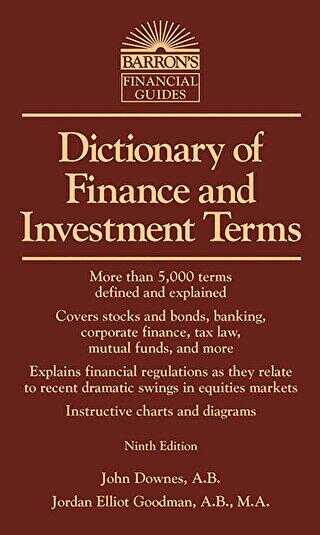 Barron`s Dictionary Of Finance And İnvestment Terms