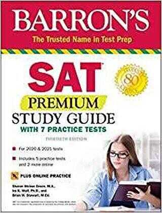 Barron`s SAT Premium Study Guide With 7 Practice Tests