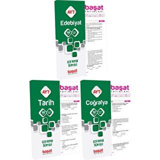 Başat Yayınları AYT Edebiyat Tarih Coğrafya Yaprak Test Seti - 1