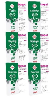 Başat Yayınları TYT Tarih Coğrafya Biyoloji Kimya Matematik Geometri Çek Kopar Yaprak Test Seti - 1