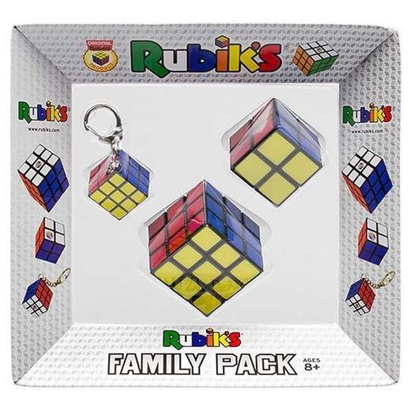 Basel Rubiks Family Pack 3Lü Zeka Küpü Anahtarlık Seti