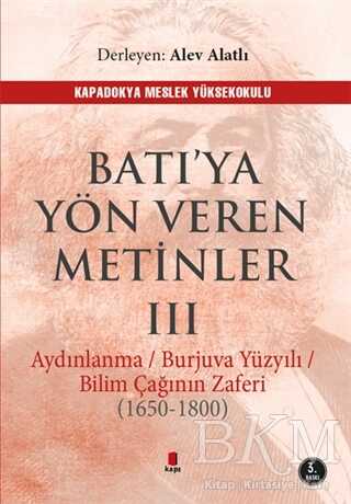 Batı’ya Yön Veren Metinler 3 - Kapı Yayınları