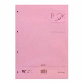 Bayındır Pembe Kolej Yedeği Çizgili A4 50 Yaprak - 1