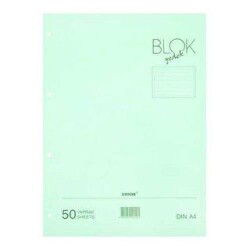 Bayındır Yeşil Kolej Yedeği Çizgili A4 50 Yaprak - Bayındır