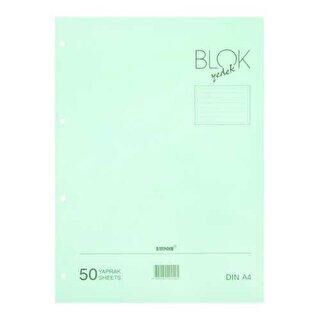 Bayındır Yeşil Kolej Yedeği Çizgili A4 50 Yaprak - 1