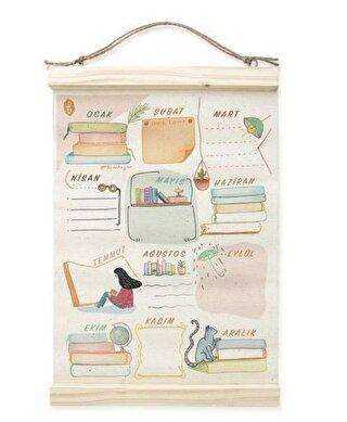 Kanvas Okuma Takvimi A4 Boyut - Bcoverart