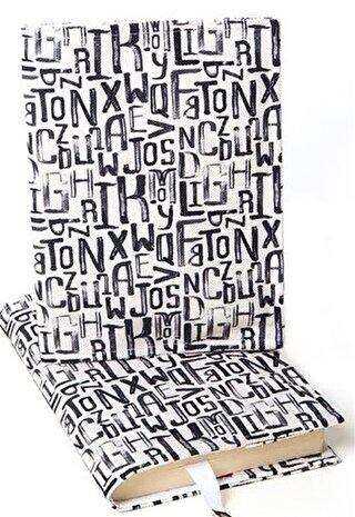 Bcoverart Kitap Kılıfı Harfler - BCOVERART