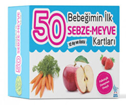 Bebeğimin İlk 50 Sebze - Meyve Kartları - Minik Damla Yayınevi