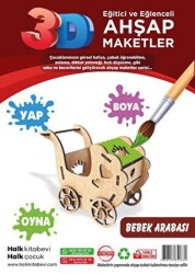 Bebek Arabası Ahşap Maket - Halk Kitabevi
