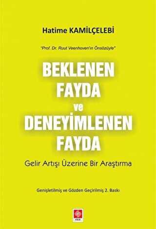 Beklenen Fayda ve Deneyimlenen Fayda - Ekin Basım Yayın