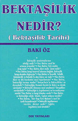 Bektaşilik Nedir? - Der Yayınları