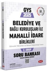 Belediye ve Bağlı Kuruluşları ile Mahalli İdare Birlikleri 2. Grup Soru Bankası - Data Yayınları