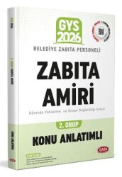 Belediye Zabıta Personeli Zabıta Amiri 2. Grup Konu Anlatımlı - Data Yayınları
