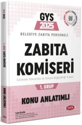 Belediye Zabıta Personeli Zabıta Komiseri 1. Grup Konu Anlatımlı - Data Yayınları