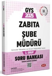 Belediye Zabıta Personeli Zabıta Şube Müdürü 3. Grup Soru Bankası - Data Yayınları