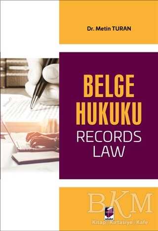 Belge Hukuku - Adalet Yayınevi
