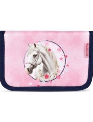 Belmil Classy Compact Amazing Horses Pencil Case - 1