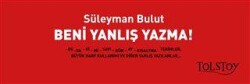 Beni Yanlış Yazma! - Tolstoy Yayıncılık
