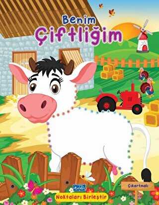 Benim Çiftliğim - Noktaları Birleştir Çıkartmalı - Parıltı Yayınları