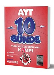 2020 - 10 Günde AYT Türkdili ve Edebiyatı Kamp Defteri - Benim Hocam Yayınları