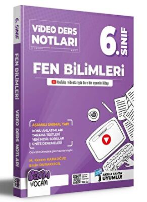6. sınıf Fen Bilimleri Video Ders Notları Konu Anlatımı - 1