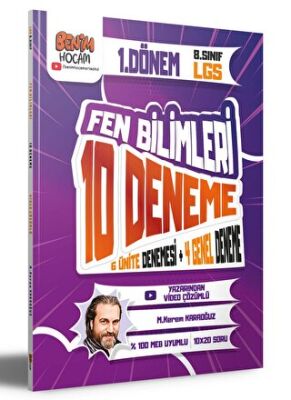 2023 LGS 1. Dönem Fen Bilimleri 10 Deneme Sınavı - 1