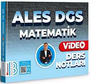 Benim Hocam Yayınları 2024 ALES DGS Matematik Video Ders Notları