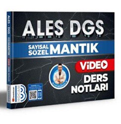ALES DGS Sayısal Sözel Mantık Video Ders Notları - Benim Hocam Yayınları