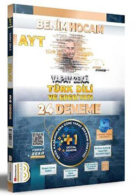 Benim Hocam Yayınları 2024 AYT Yapay Zeka Türk Dili ve Edebiyatı 24 Deneme