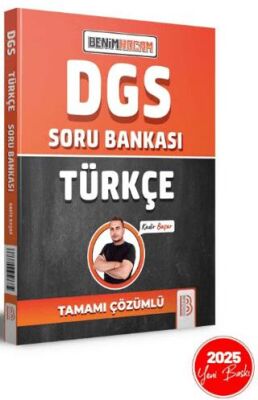 Benim Hocam Yayınları 2024 DGS Türkçe Tamamı Çözümlü Soru Bankası - 1