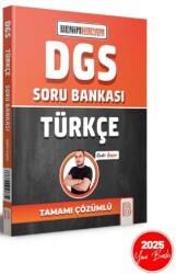 2025 DGS Türkçe Tamamı Çözümlü Soru Bankası - Benim Hocam Yayınları
