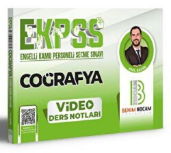 E-KPSS Coğrafya Video Ders Notları - Benim Hocam Yayınları