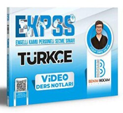 E-KPSS Türkçe Video Ders Notları - Benim Hocam Yayınları