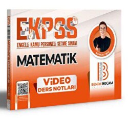 EKPSS Matematik Video Ders Notları - Benim Hocam Yayınları