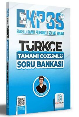 Benim Hocam Yayınları 2024 EKPSS Türkçe Tamamı Çözümlü Soru Bankası